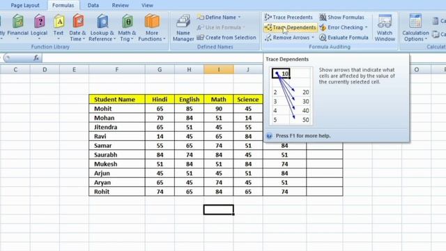 Formula Auditing Block in Excel | Microsoft Excel Tutorial In Hindi Day-58