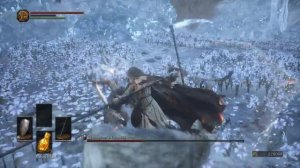 Dark Souls 3 - Blackflame Friede vs Gravetender and Greatwolf