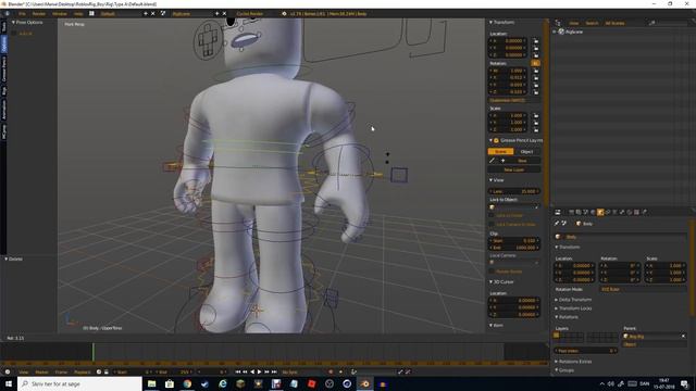 Roblox Boy Rig || Blender смотреть онлайн