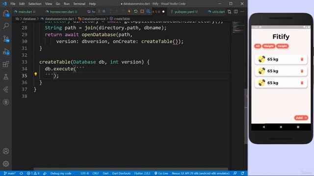 Make Fitness Tracker App Using Flutter and SQLite  | Flutter App 9 | Backslash Code @flutterdev