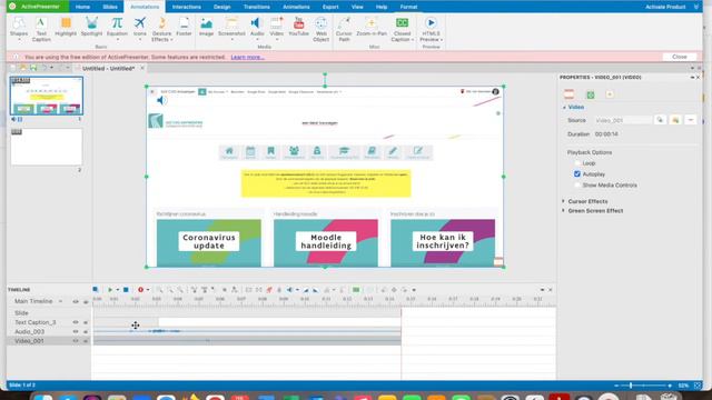 Active Presenter 3: verkennen menu's смотреть онлайн