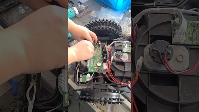 How to fasten the cutting motor for robot lawn mower E1800T