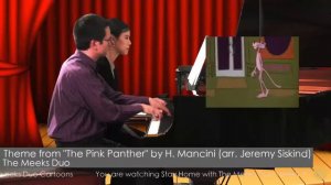 "Pink Panther" Theme by Henry Mancini (arr. 4-hands piano by Siskind)