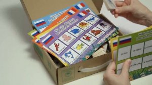 Обучающее лото - французский язык "Живая планета", Краснокамская фабрика деревянной игрушки