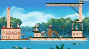 Angry Birds Rio Blossom River level 20 3 stars