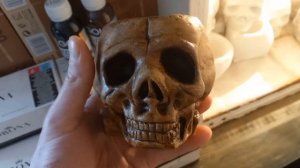 Пепельница из гипса.