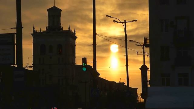 Солнечный столп Запорожье мороз - 20 Красиво и загадочно ! Light pillar in Zp #BZYar