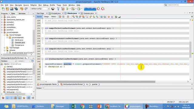 41 Guardar datos desde un formulario JInternalFrame en una tabla de base de dato MySQL JAVA-NETBEAN смотреть онлайн