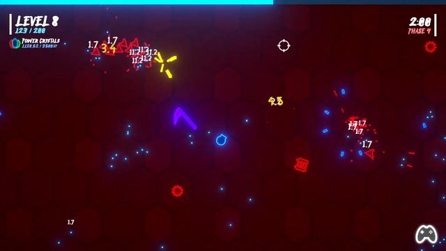 Neon Sundown #1 - Asteroids but YOU are the bullet hell! смотреть онлайн