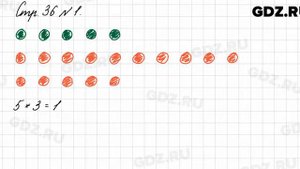 Стр. 36 № 1 - Математика 3 класс 1 часть Моро