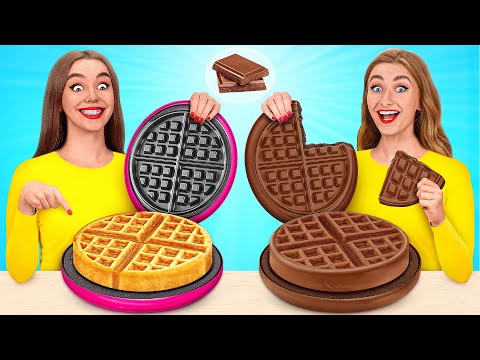 Челлендж. Шоколадная еда vs. Настоящая еда _ Едим только сладости 24 часа от TeenDO Challenge