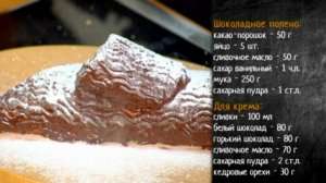 Рецепт шоколадного полена