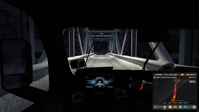 American Truck Simulator - Taking a trip to Winterland! смотреть онлайн