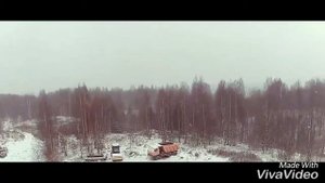 Квадрокоптер упал.