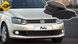 Замена передних тормозных колодок. ( Volkswagen POLO)