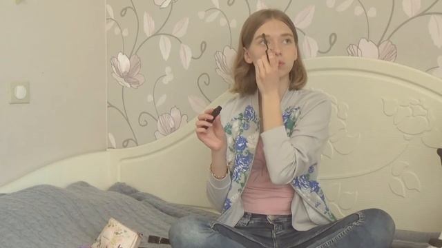 МАКИЯЖ БЕЗ ЗЕРКАЛА♥NO MIRROR MAKEUP |Polina Kravchenko смотреть онлайн