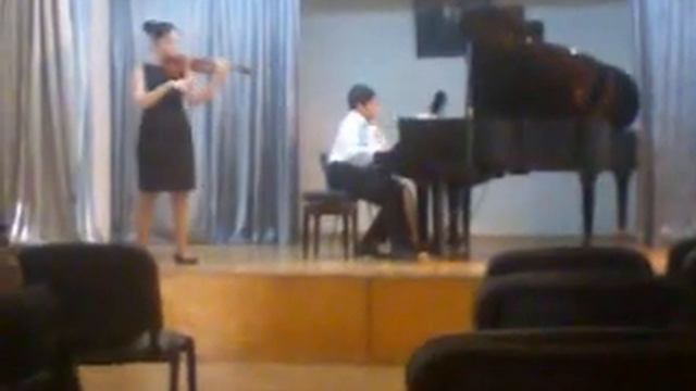 Nergiz Eminova Astor Piazollo Libertango piano and skripka смотреть онлайн