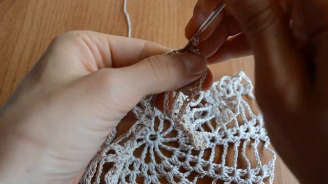 ВЯЗАНАЯ САЛФЕТКА крючком для начинающих. Подробный МАСТЕР - КЛАСС.