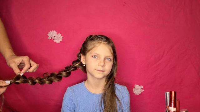 Hairstyles for girls to school 2. Причёски для девочек в школу. Интересные причёски. DenYogin&MirKa смотреть онлайн