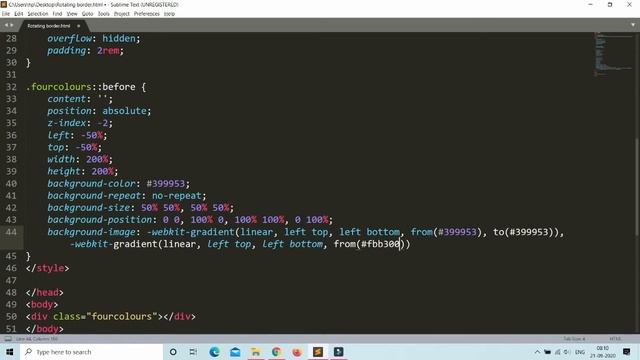 Css Color Border Animation | Web Development Tutorial | Css Animation Tutorial | Cool Css Effects