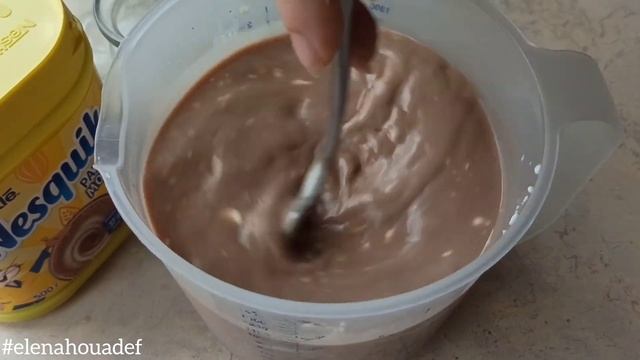ДЕСЕРТ ИЗ РЯЖЕНКИ с несквиком без желатина
