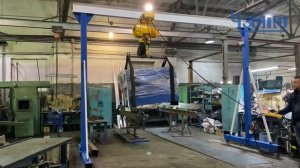 Мини кран МПУ мобильный кран козловой кран для автосервиса до 5 т