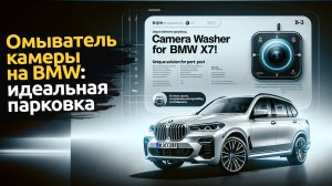 Необходимый аксессуар для владельцев BMW X7: омыватель камеры заднего вида | Автопартнер