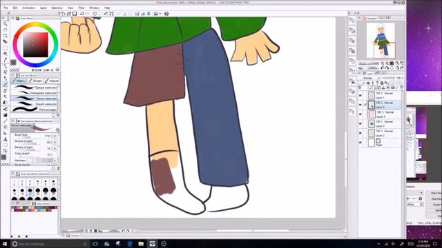 frisk chara fusion [Clip Studio Paint Speedpaint] смотреть онлайн