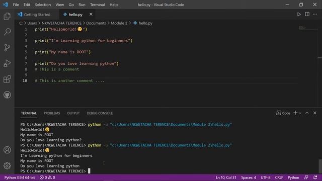 Python For Beginner Full Course Module #2 смотреть онлайн