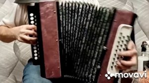 Мощная тульская гармонь, 4 голосая "Мелодия". Ля.