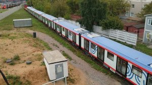 Как попадают поезда метро в метродепо. поезд Москва 2020.