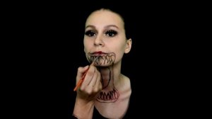 Страшный Макияж на Хеллоуин 2016 | DIY | Scary Makeup For Halloween 2016