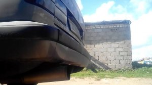 БМВ е34 524 ТД М21 Звук прямоточного выхлопа.