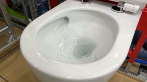 Сантехника.ру: Подвесной безободковый унитаз Aqueduto, смыв торнадо, сиденье микролифт, белый