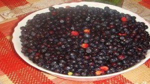 Черника протертая с сахаром