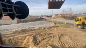 Выезд на гусеничном,работа на гусеничном экскаваторе DOOSAN 255