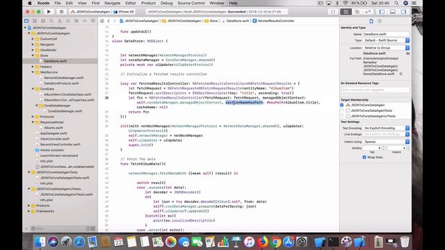Swift:How to fetch JSON data and store it to CoreData смотреть онлайн