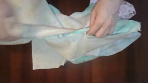 Детский халат, сшитый из прямоугольных деталей
