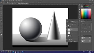 Основы объёмного рисования геометрии градиентами в Photoshop часть 2