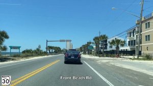 Panama City Beach - Florida - 4K Downtown Drive