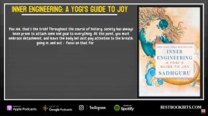 Inner Engineering | A Yogi's Guide to Joy | Sadhguru | Book Summary