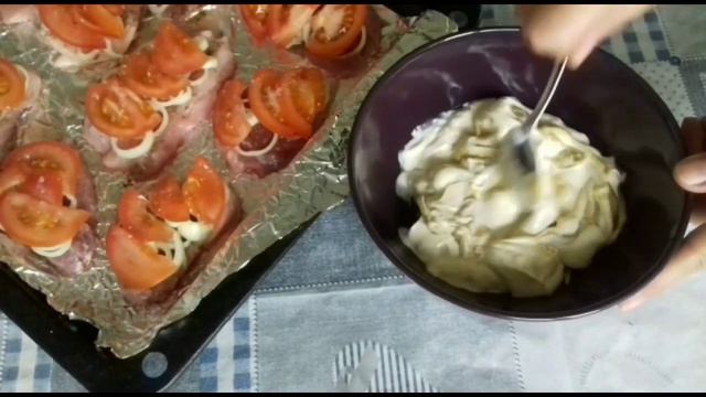 Нежное,вкусное мясо под сырной шапкой!!!