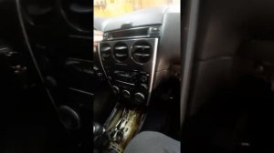 Замена ламп климата и чехла КПП MAZDA 6 gg