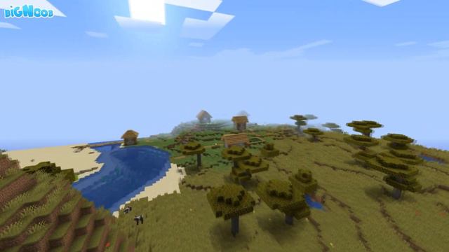 Crazy Savannah Minecraft 1.15.1 Seed смотреть онлайн