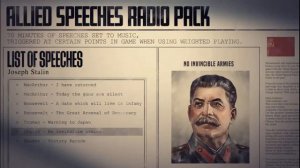 Hearts of Iron 4 - Soundtrack - Allied Speeches - Stalin - History Shows That There Are No Invincib