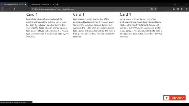 Card Hover Animation Effect | Background Color Change Animation | Using HTML and CSS смотреть онлайн