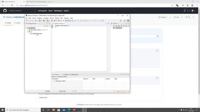 Eclipse mit GitHub installieren und einrichten. смотреть онлайн