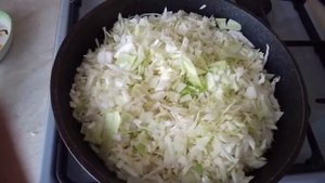 Начинка для пирогов с капустой и яйцами