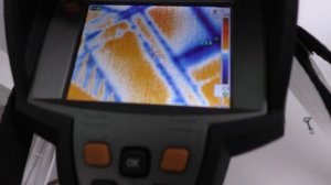 Смотрим дом тепловизором Testo 882 // Шведский красный