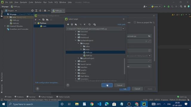 Kivy tutorial : kivy hello world app | App development tutorial in python using kivy framework Hind